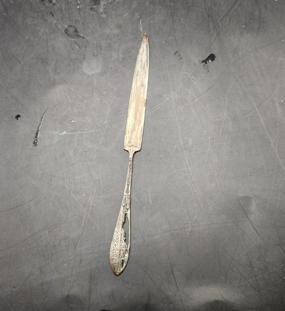Antique 5.5″ Pikes Peak Steel Pier Souvenir Letter Opener