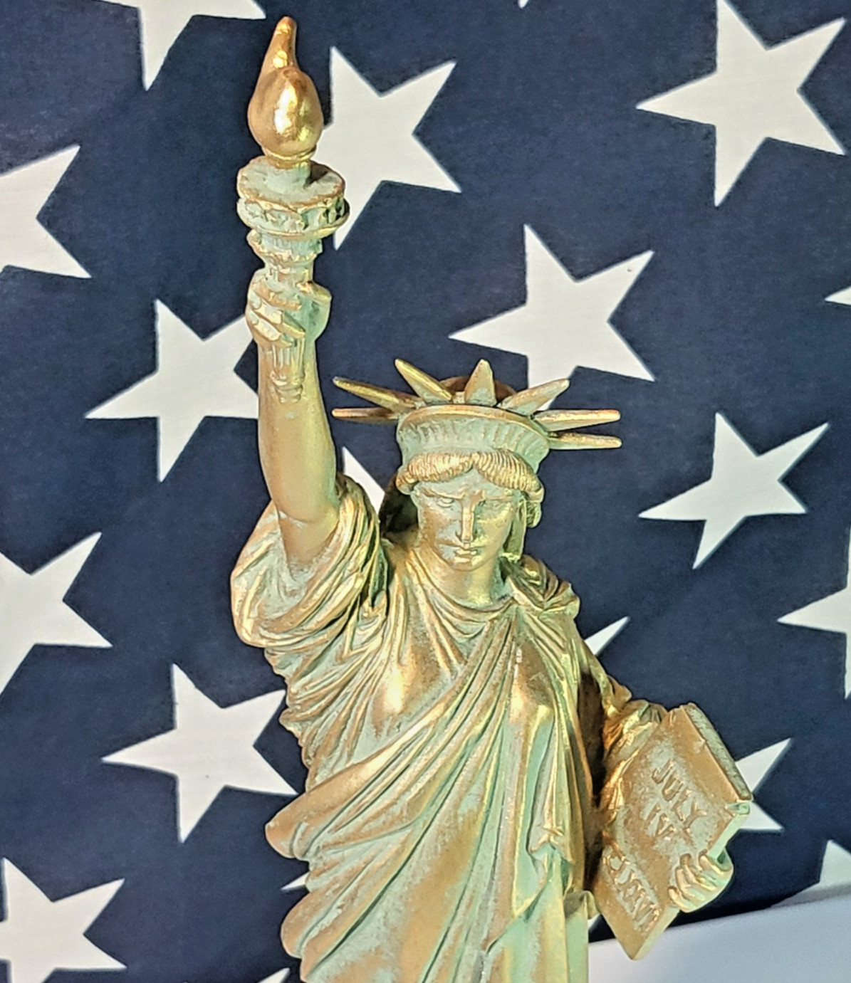 Statue of Liberty Replica -14 Inches Tall -Genuine New York City Souvenir