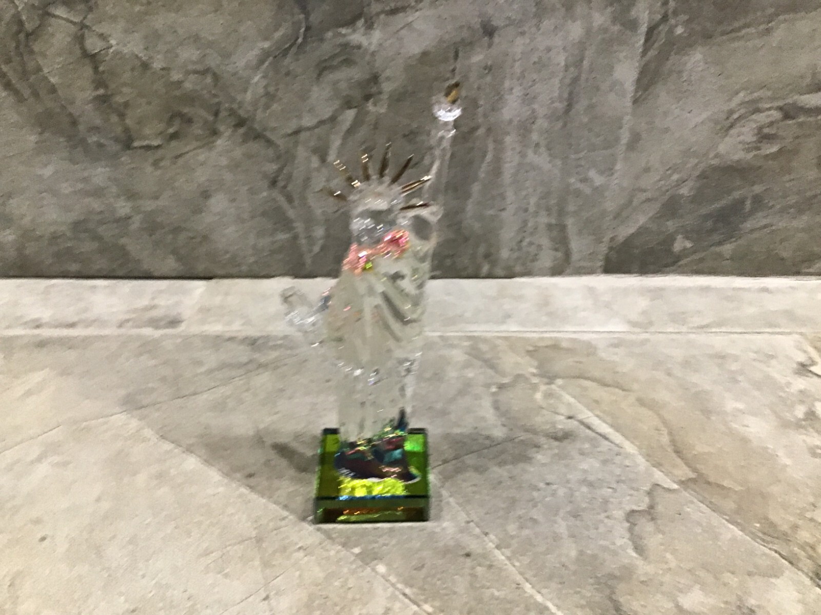 Custom Crystal Statue Of Liberty from New York City approx 7.5″ 3182504192966