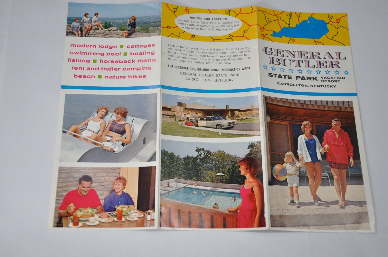 General Butler State Park Carrollton Kentucky Vacation Promotional Brochure 70s?