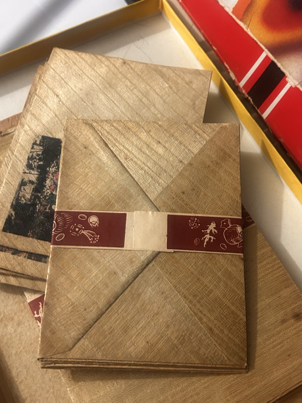 Japan Hand Painted Bird Stationary + Envelopes