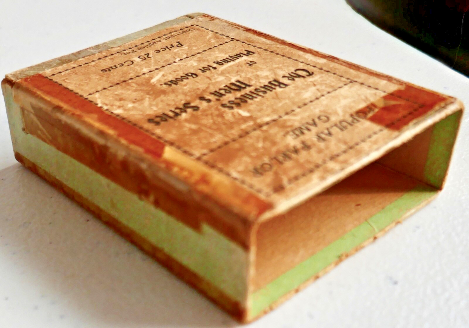 Antique 1895 Advertising Game – BUSINESS MEN’S SERIES – MENDOTA , IL Businesses