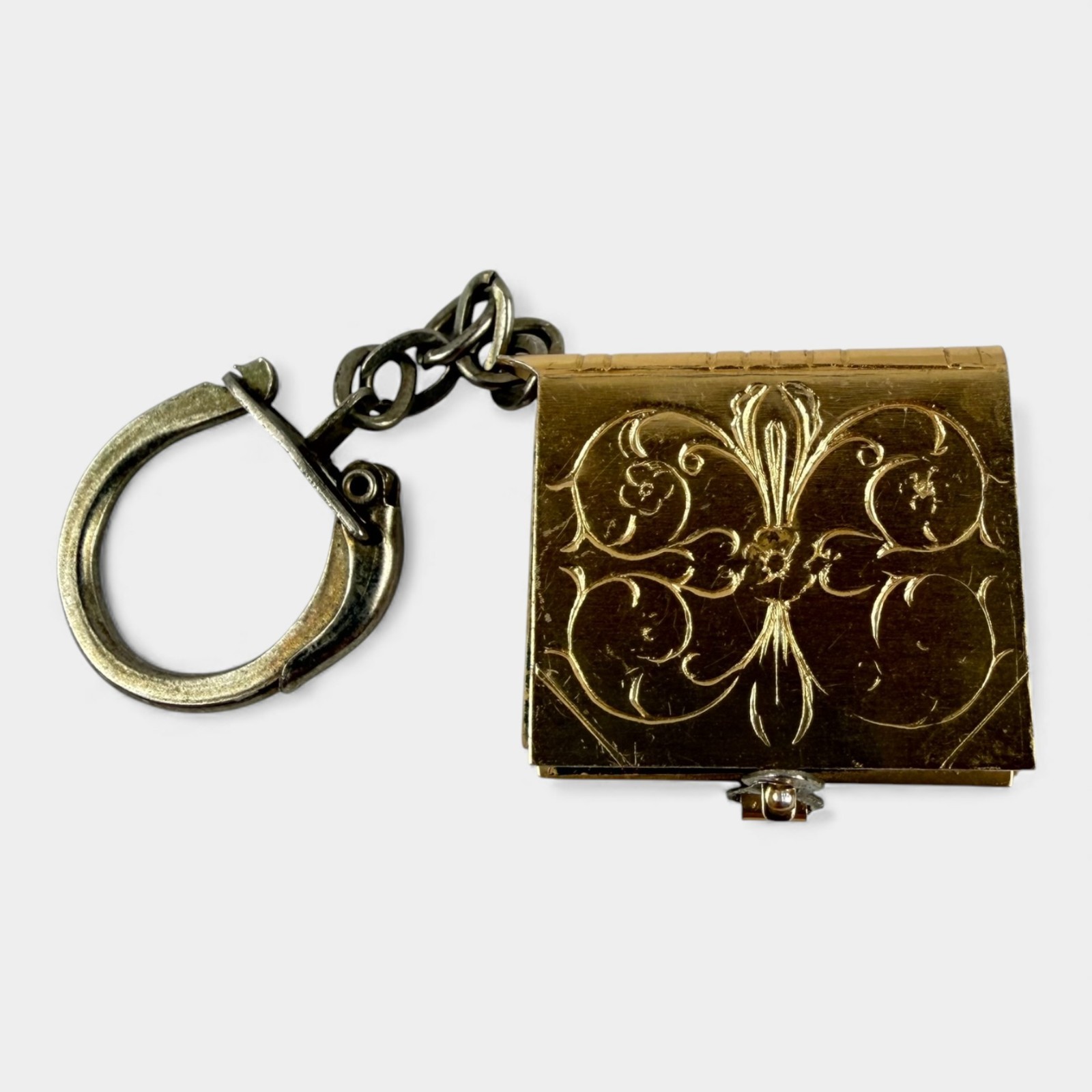 Vintage France Mini Photobook Keychain Chien des Pyrenees