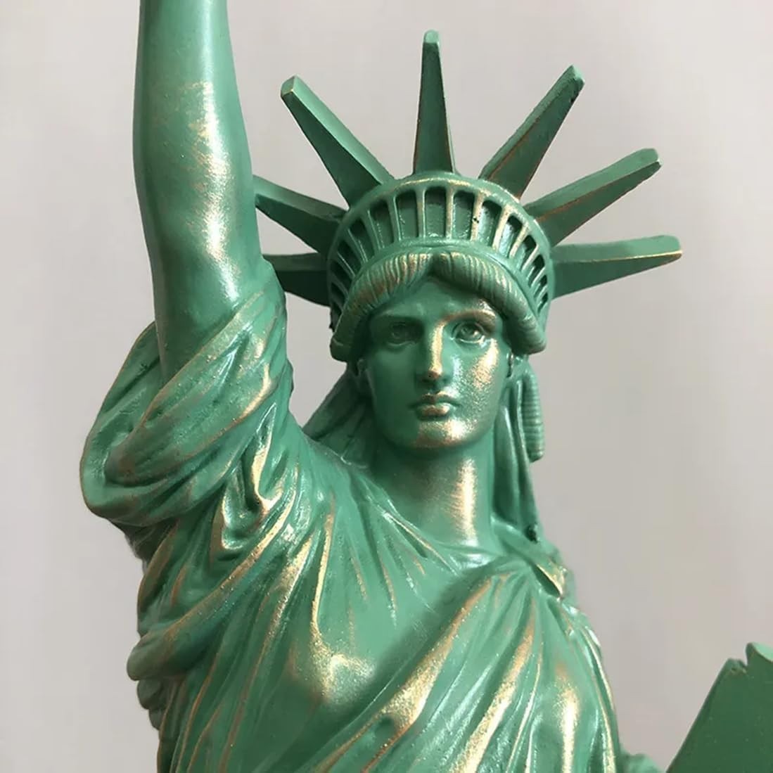 15″ Statue of Liberty Replica – Large New York City Model Green Resin NYC Statue
