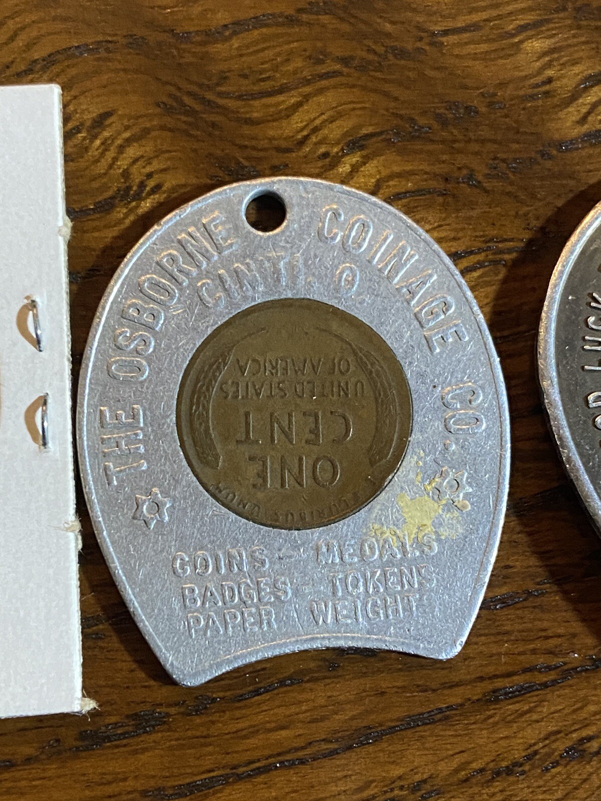 Collectible, 4 Good Luck Penny Charms. 3 Lincoln Pennies +1 Indian Head