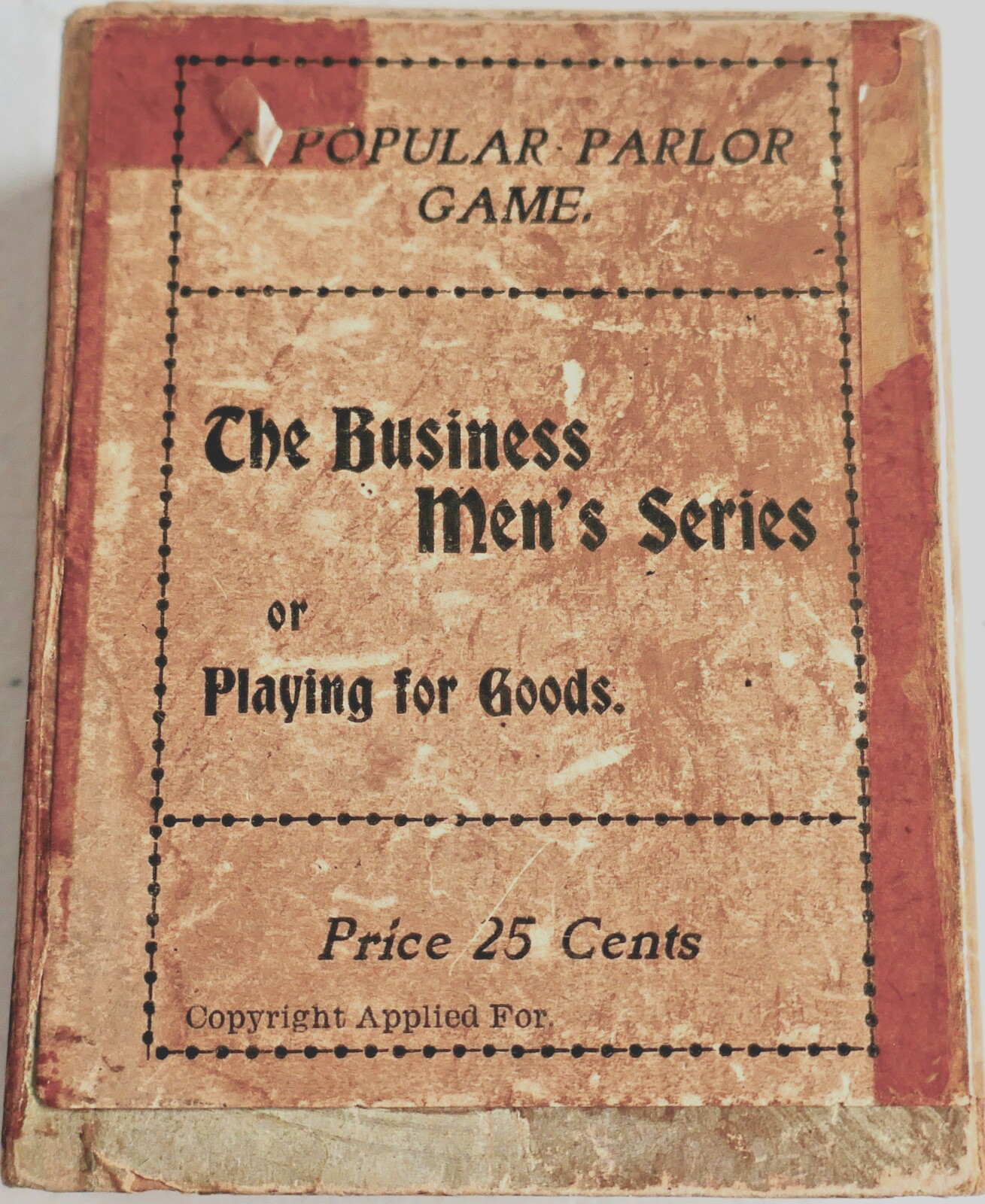 Antique 1895 Advertising Game – BUSINESS MEN’S SERIES – MENDOTA , IL Businesses
