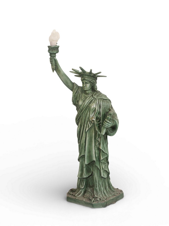 40″ Statue of Liberty Replica with Functional Light Large Statue