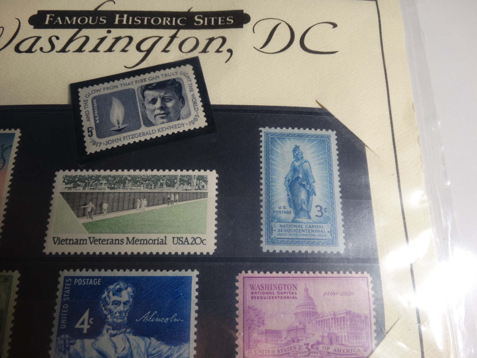 Famous Historic Sites: Washington, DC – A Collection of Mint U.S. Postage Stamps