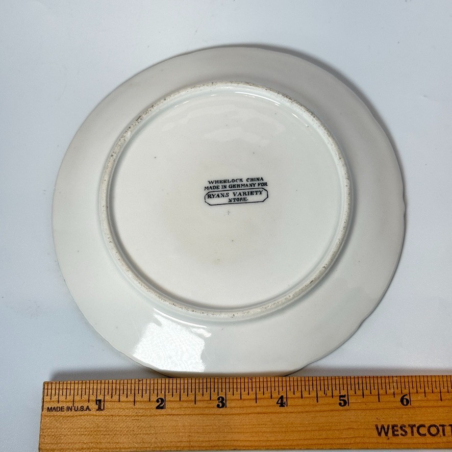 MOBILE Homestead AL ALABAMA Antique Souvenir China TRINKET DISH PLATE