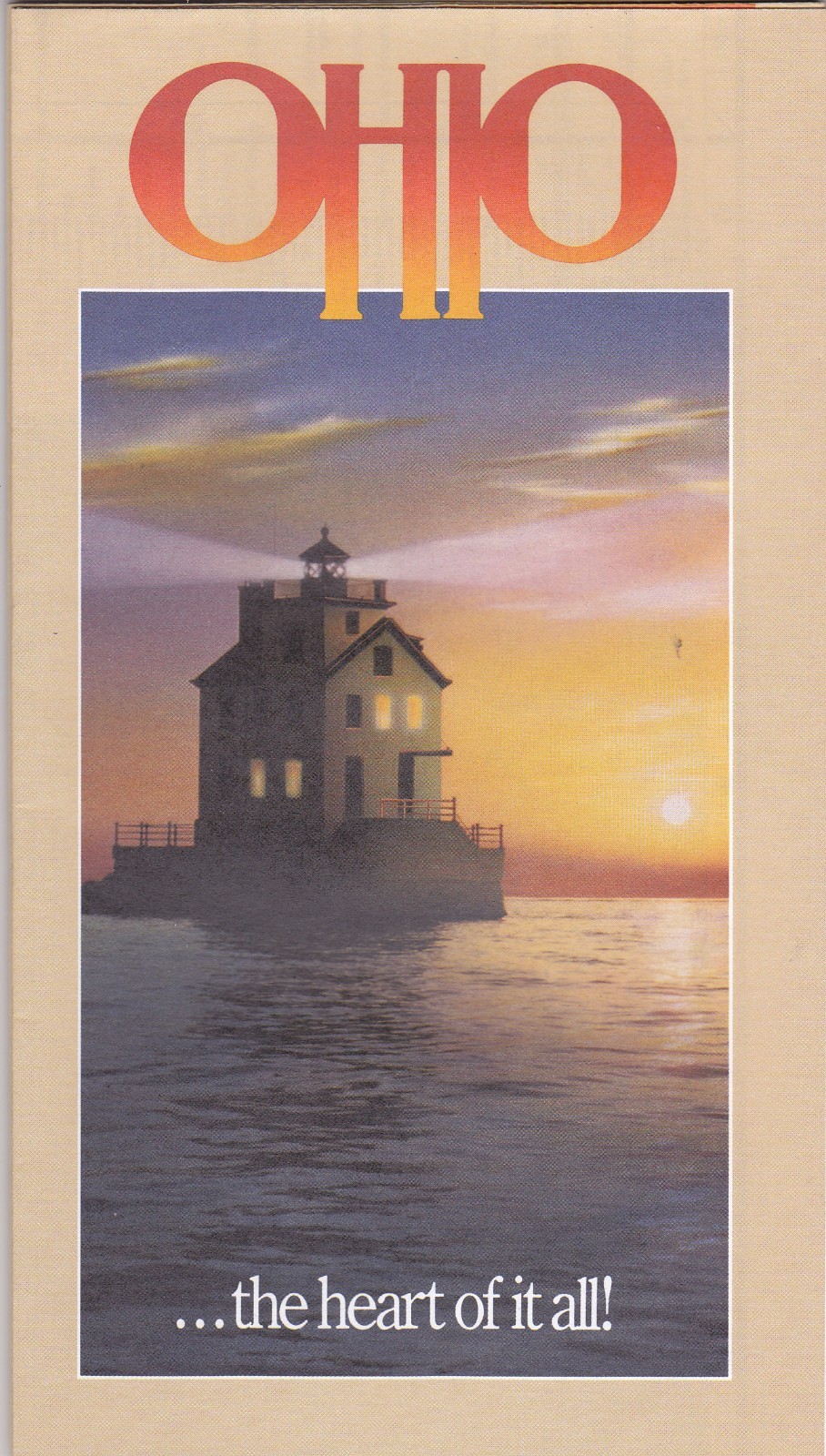 1990 Official State Issue Road Map of Ohio
