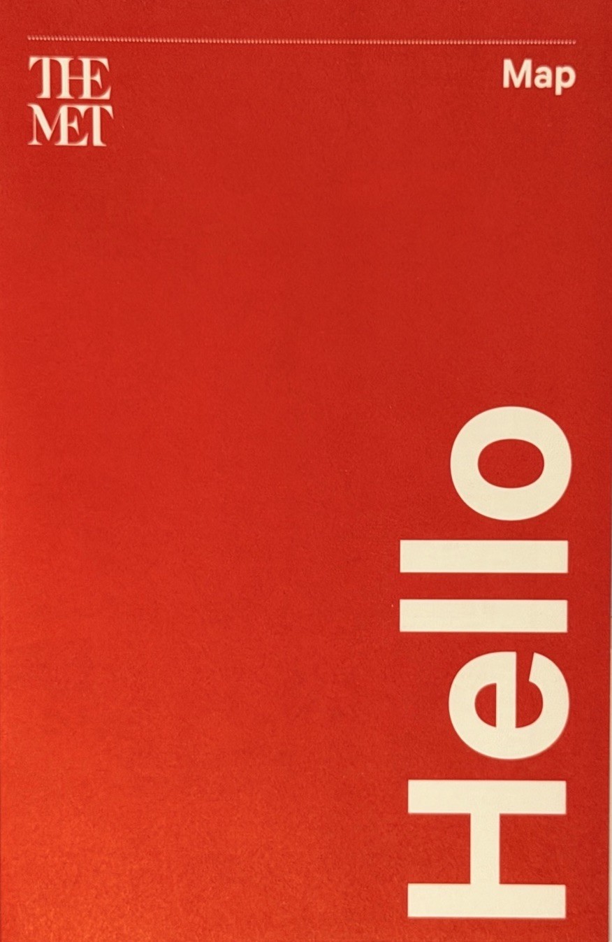 The Met Museum NYC 2024 Map Guide Booklet Pamphlet