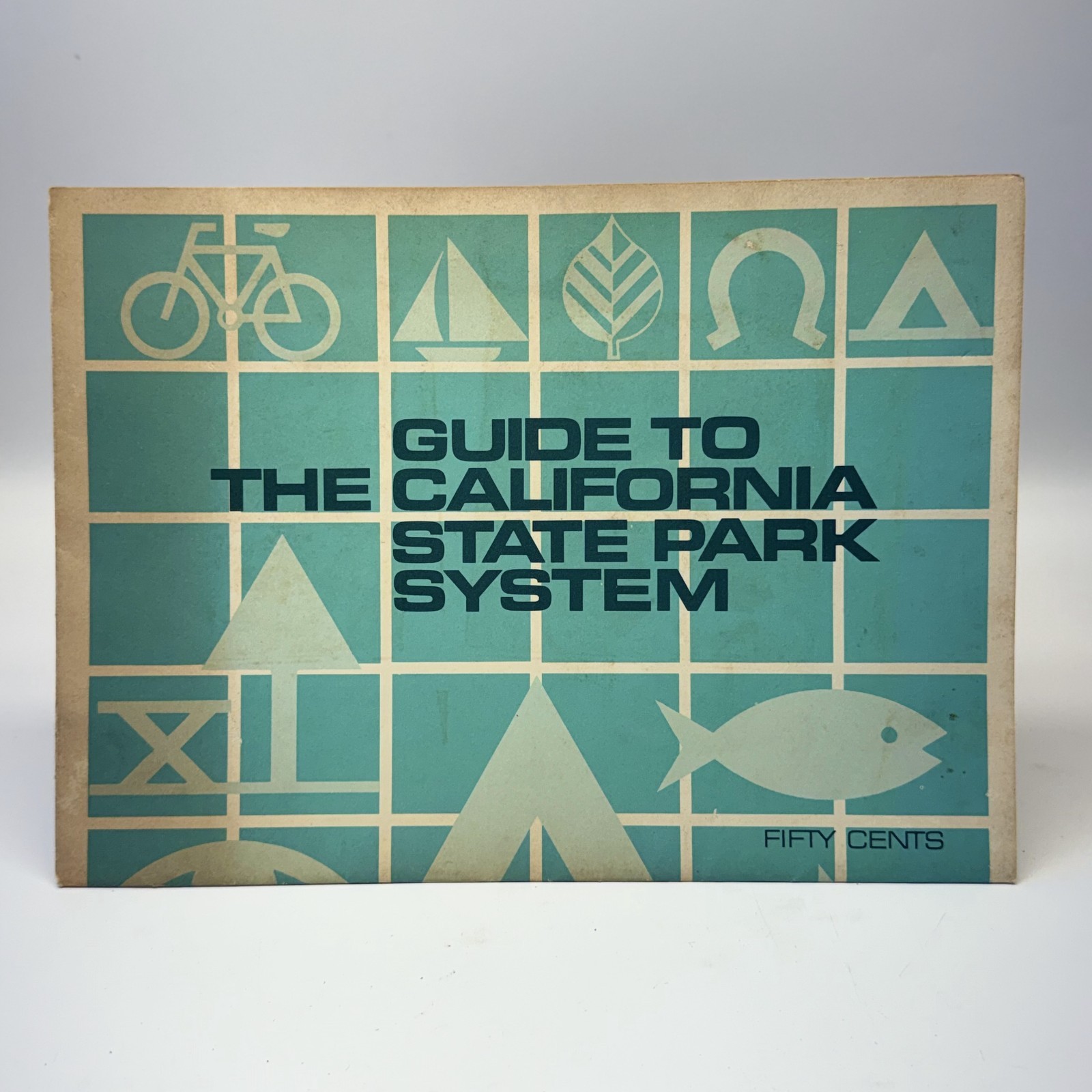 Vintage 1979 Guide to the California State Park System Large Fold Out Map Brochu