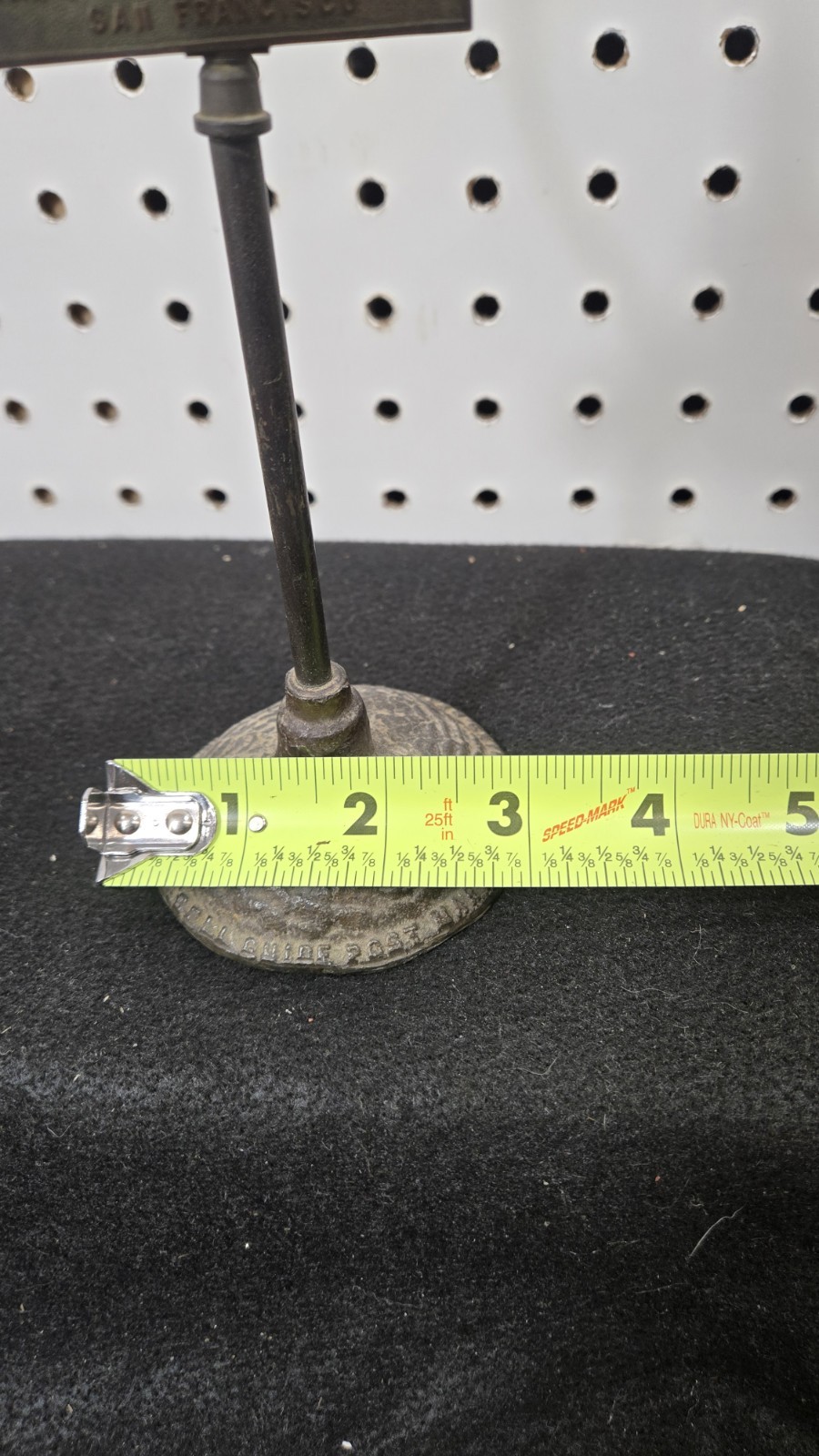 El Camino Real Kings Highway Mission Bell Souvenir Guide Post Marker 1914