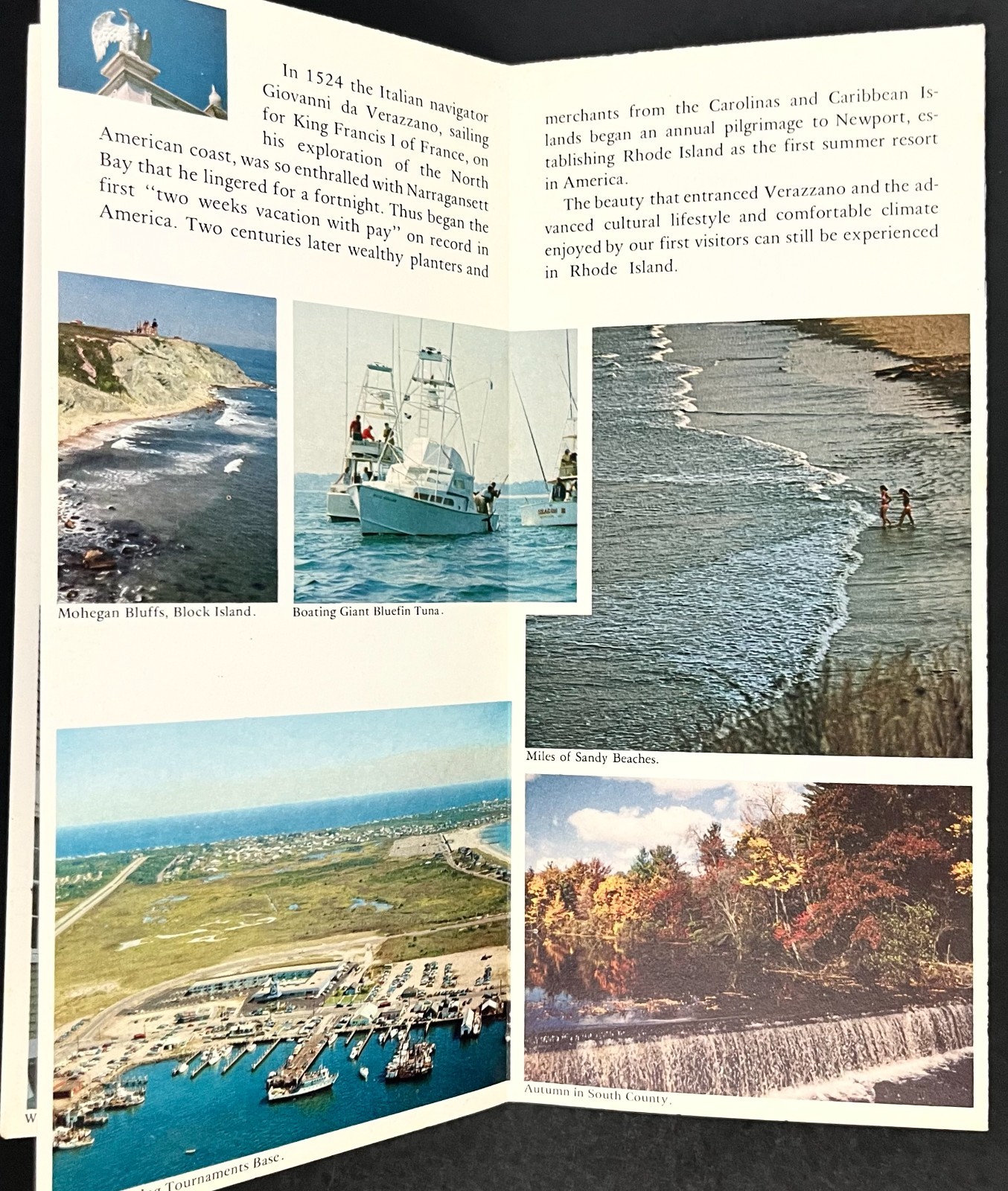 1970s Rhode Island RI Tourism All Seasons Tourist Vintage Travel Brochure