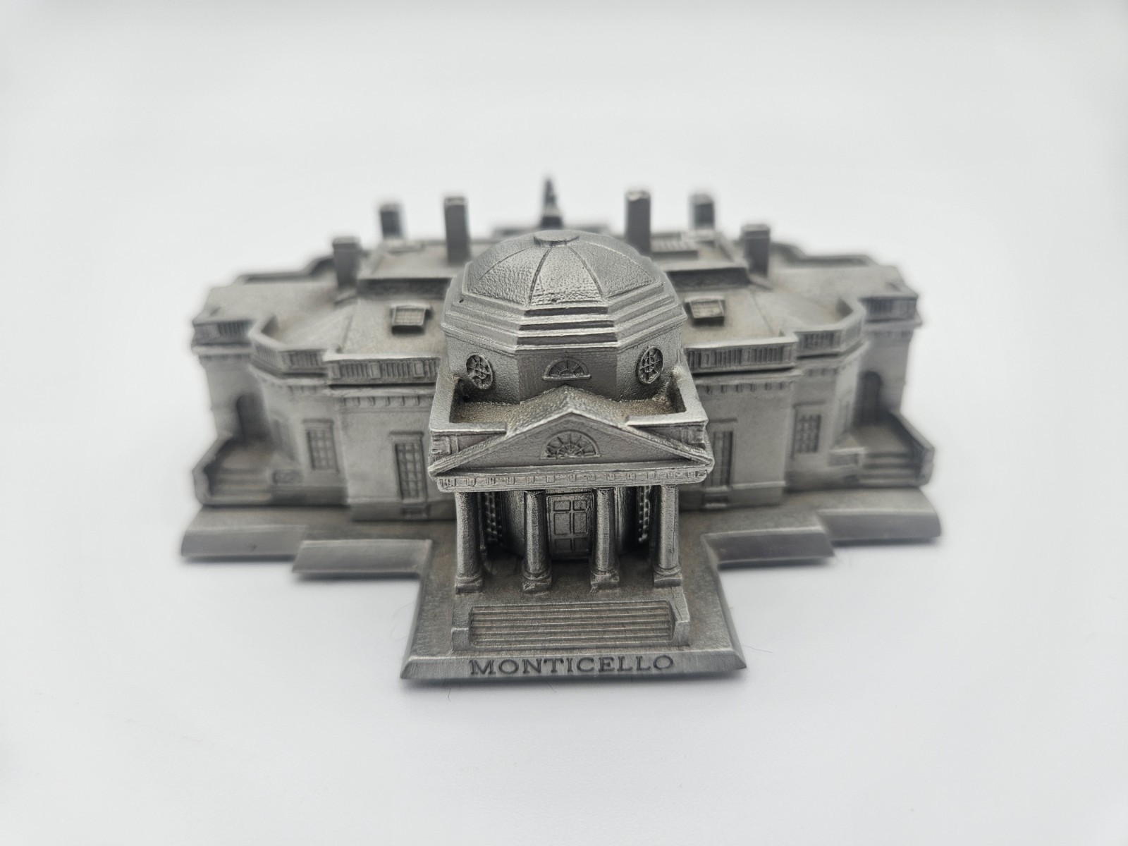 Vintage Bates and Klinke Monticello Thomas Jefferson Pewter Miniature