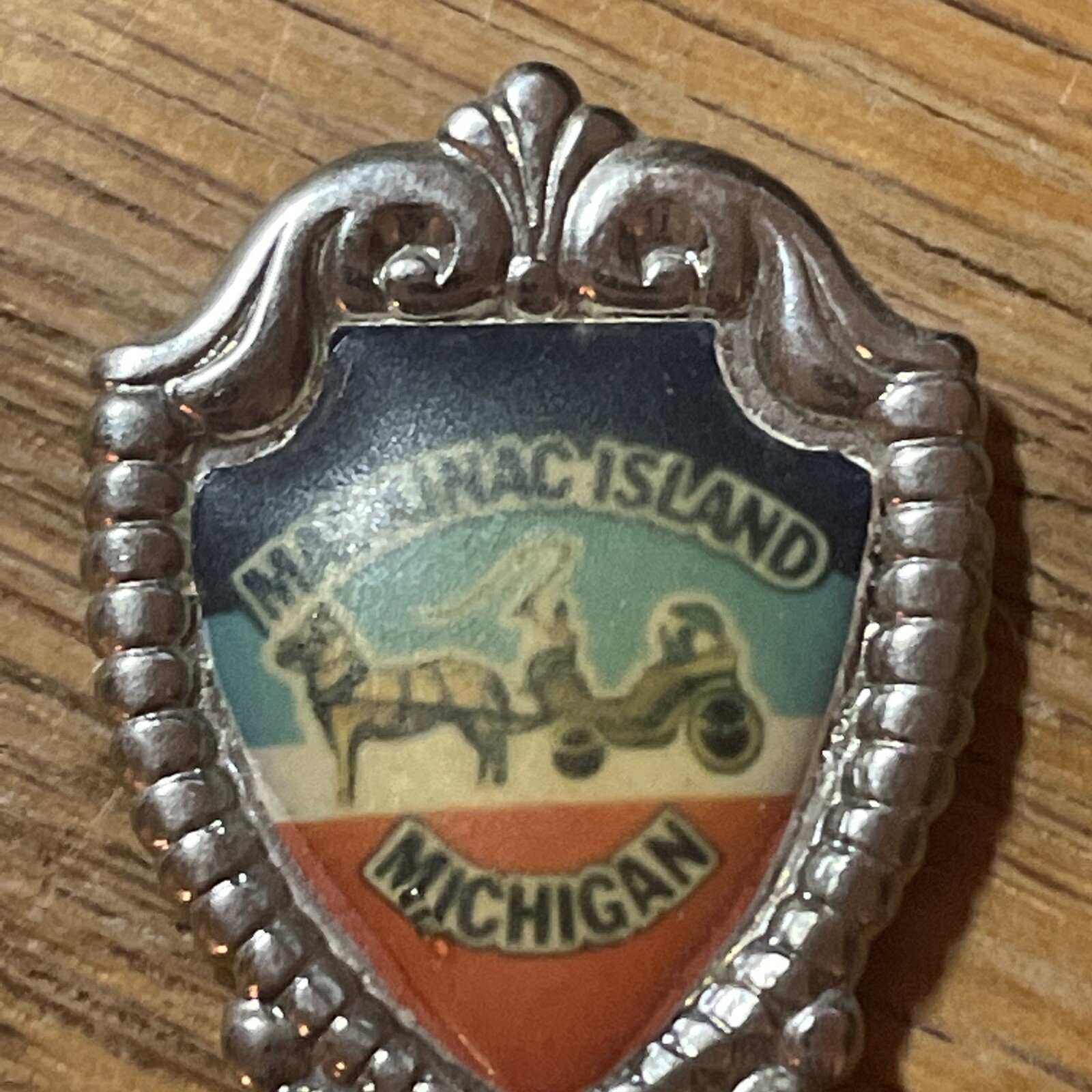 Vintage Souvenir Spoon US Collectible Mackinac Island Michigan 4.5” Unbranded