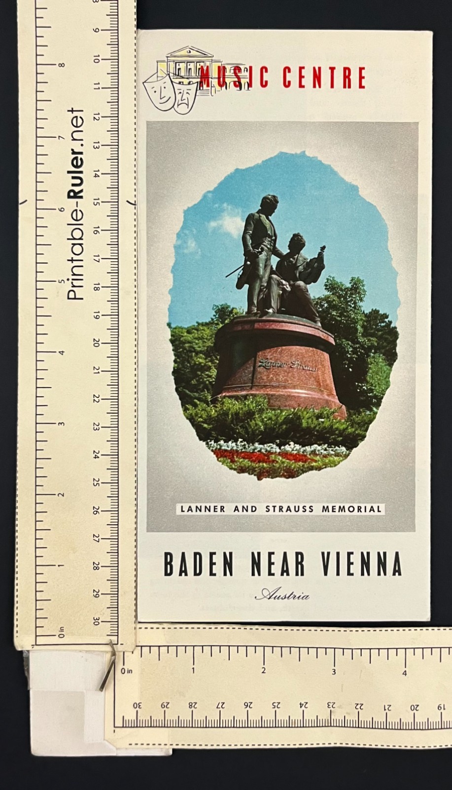 1959 Baden Austria Anti-Rheumatic Spa Hotels Music Tourist VTG Travel Brochures
