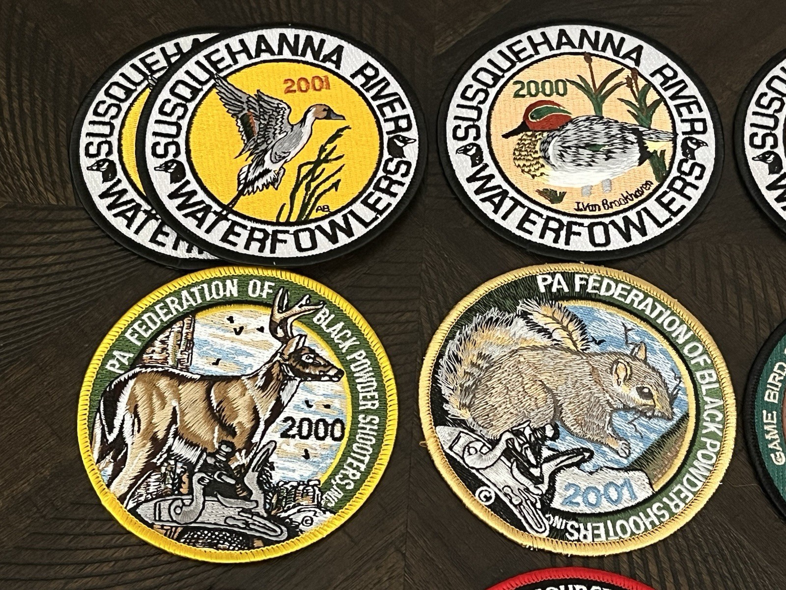 LOT OF 13 PENNSYLVANIA WILDLIFE PATCHES 4″ DIAMETER
