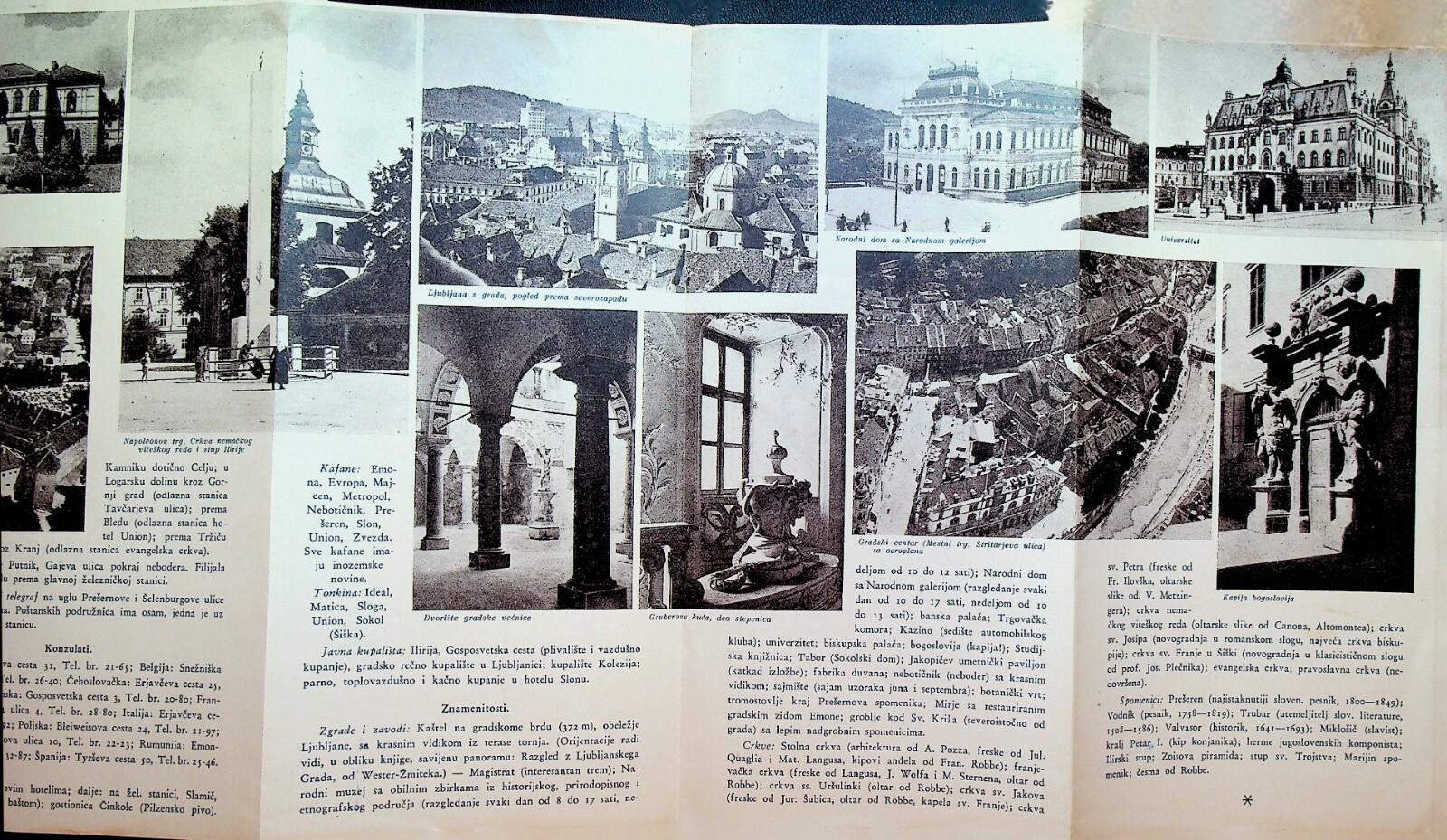 Ljubljana Slovenia Tourism Brochure 1930s Yugoslavia