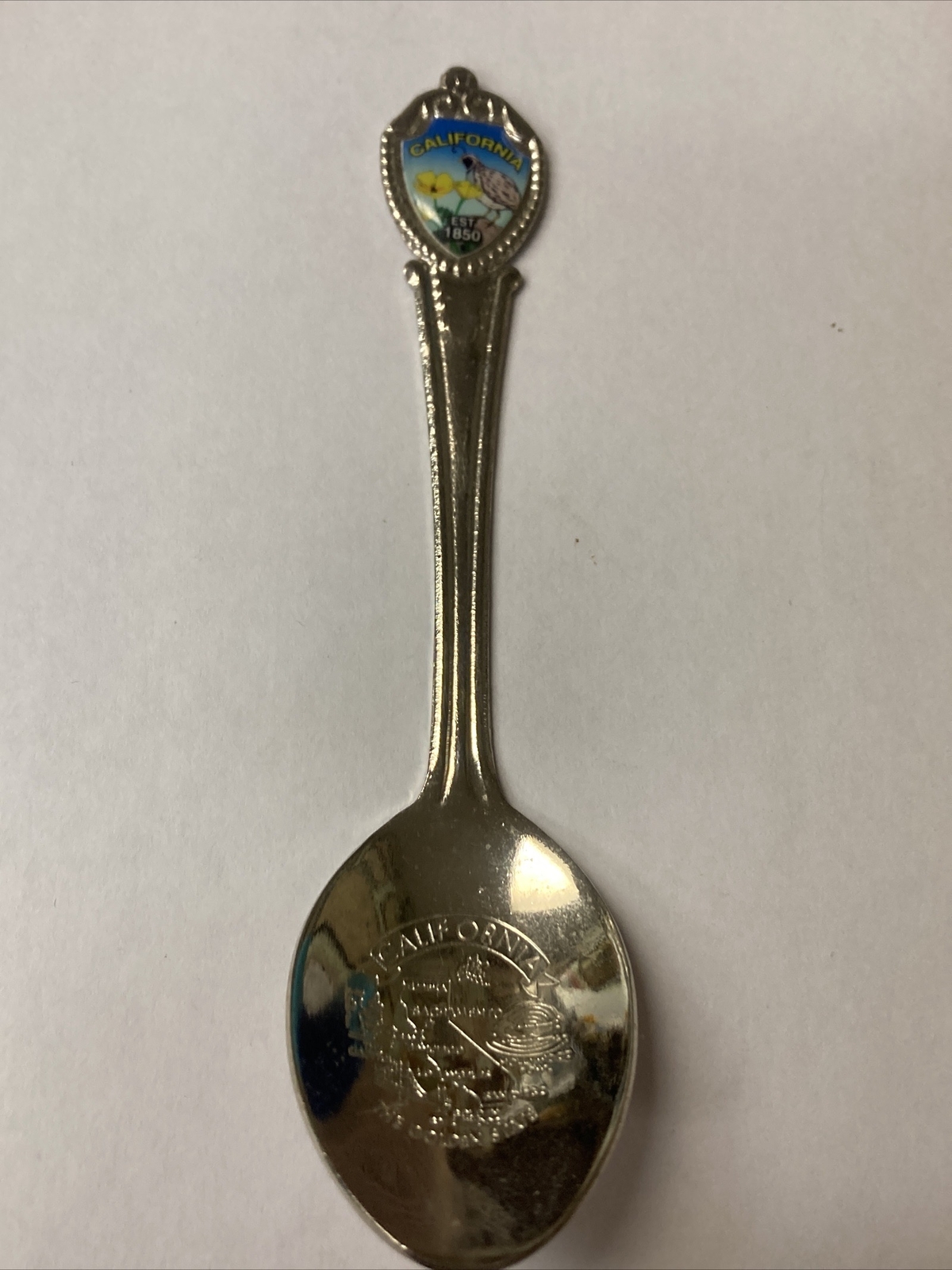 California Est 1850 Vintage Souvenir Spoon Collectible