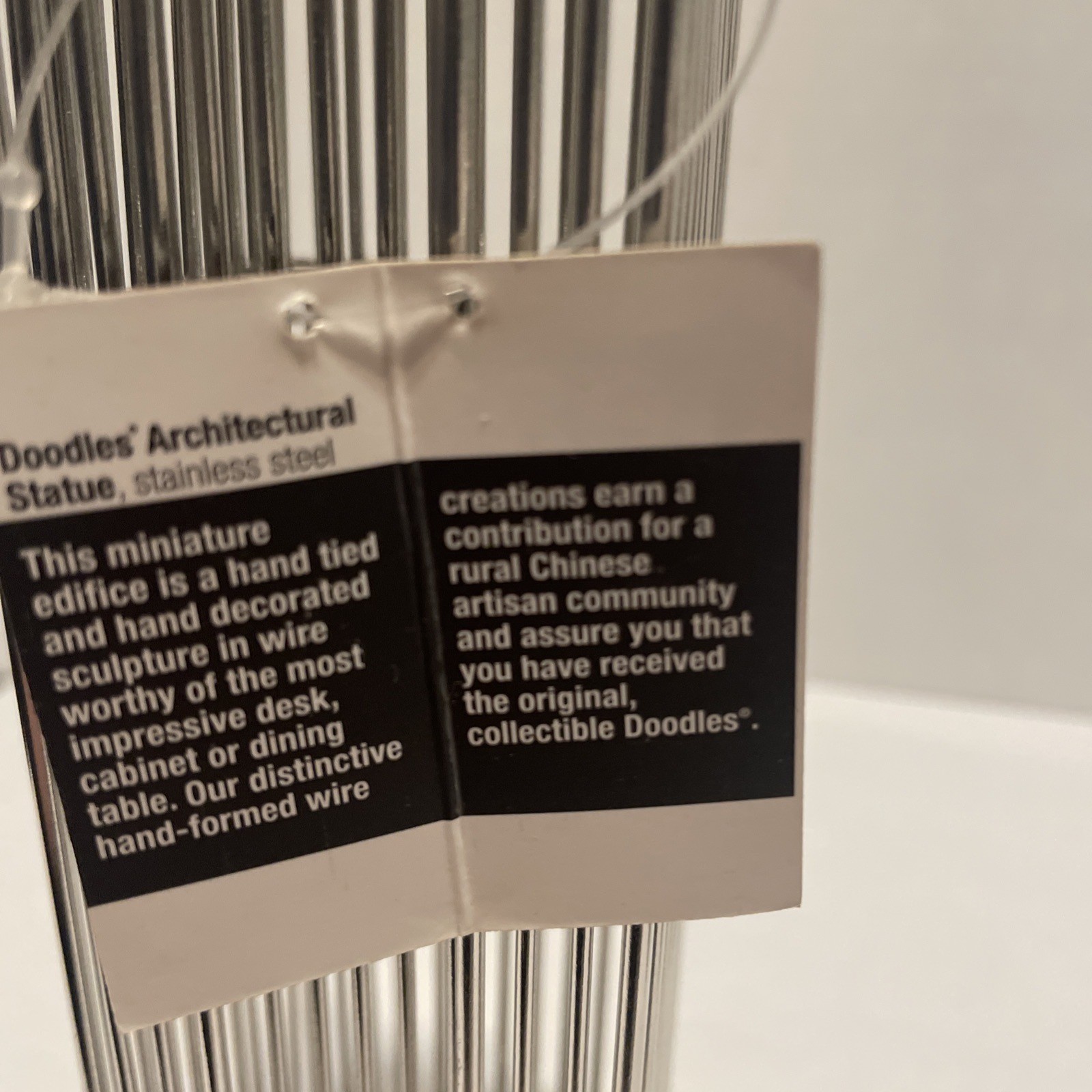 Empire State & Chrysler Buildings 12 Inch Destination Doodles Wire Statues – NWT