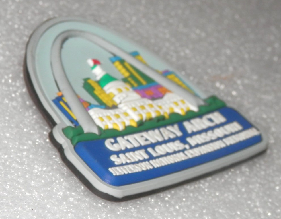 Gateway Arch St Louis MO Magnet • Jefferson National Expansion Memorial Vintage