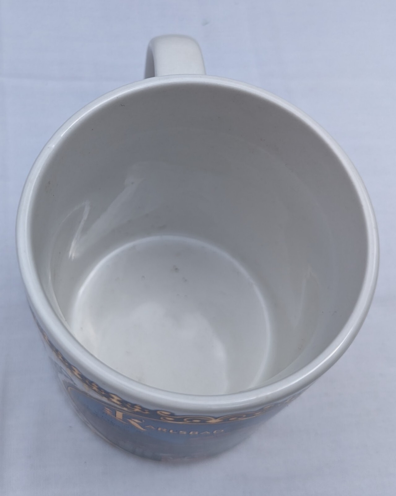 Czech Republic Karlovy Vary Karlsbad Mineral Springs Spa Coffee Cup Coat of Arms