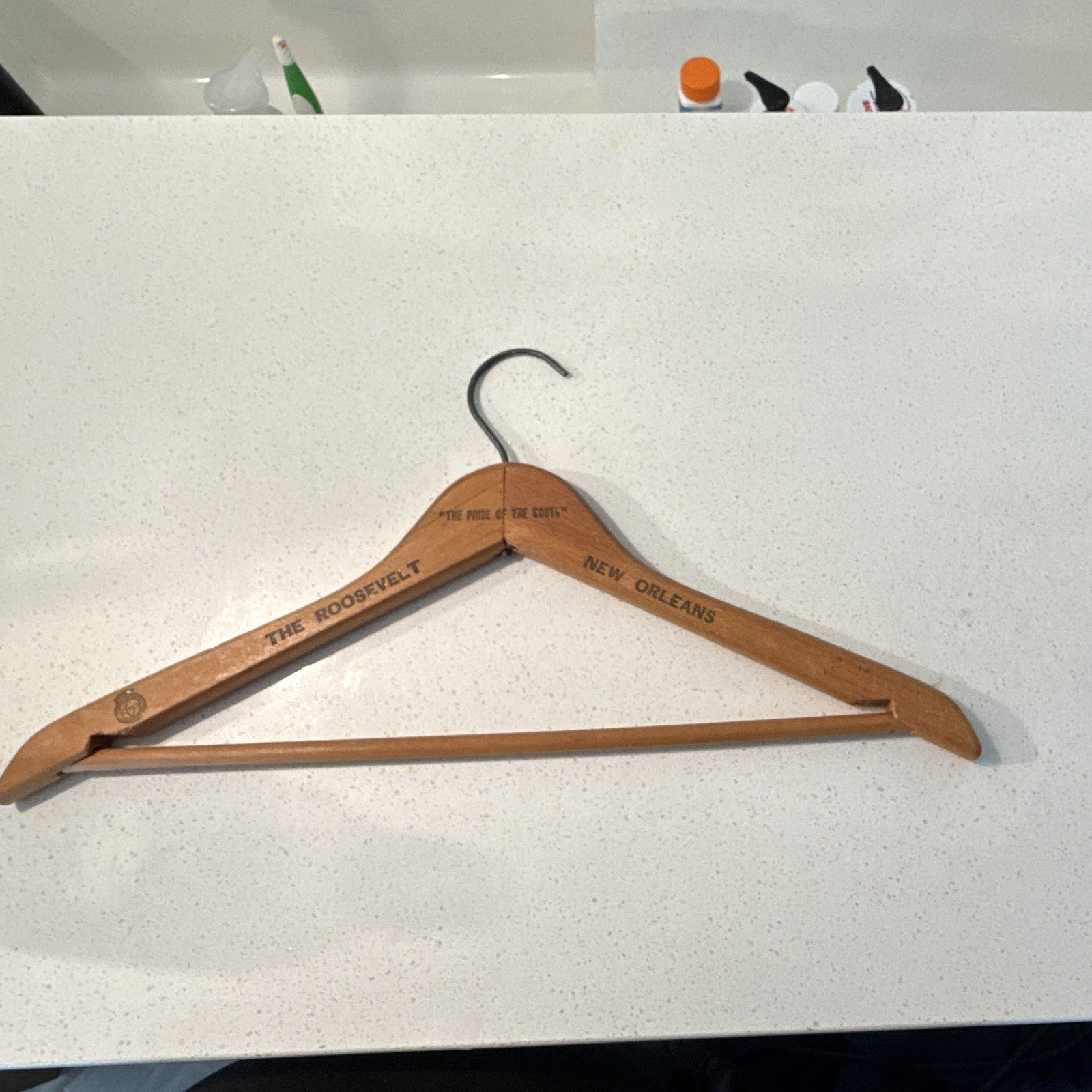 New Orleans Wooden Traditional Clothes Hanger Brown