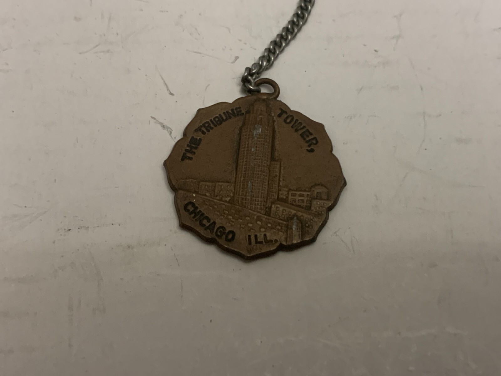 Vintage The Wrigley Building Chicago Illinois Souvenir Mini Teapot Tea Ball