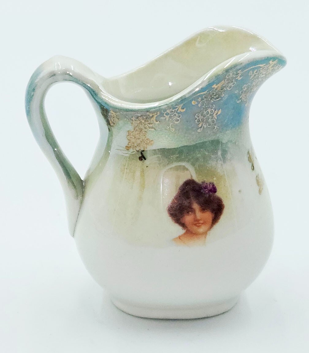 Schleswig Iowa Antique Souvenir Creamer