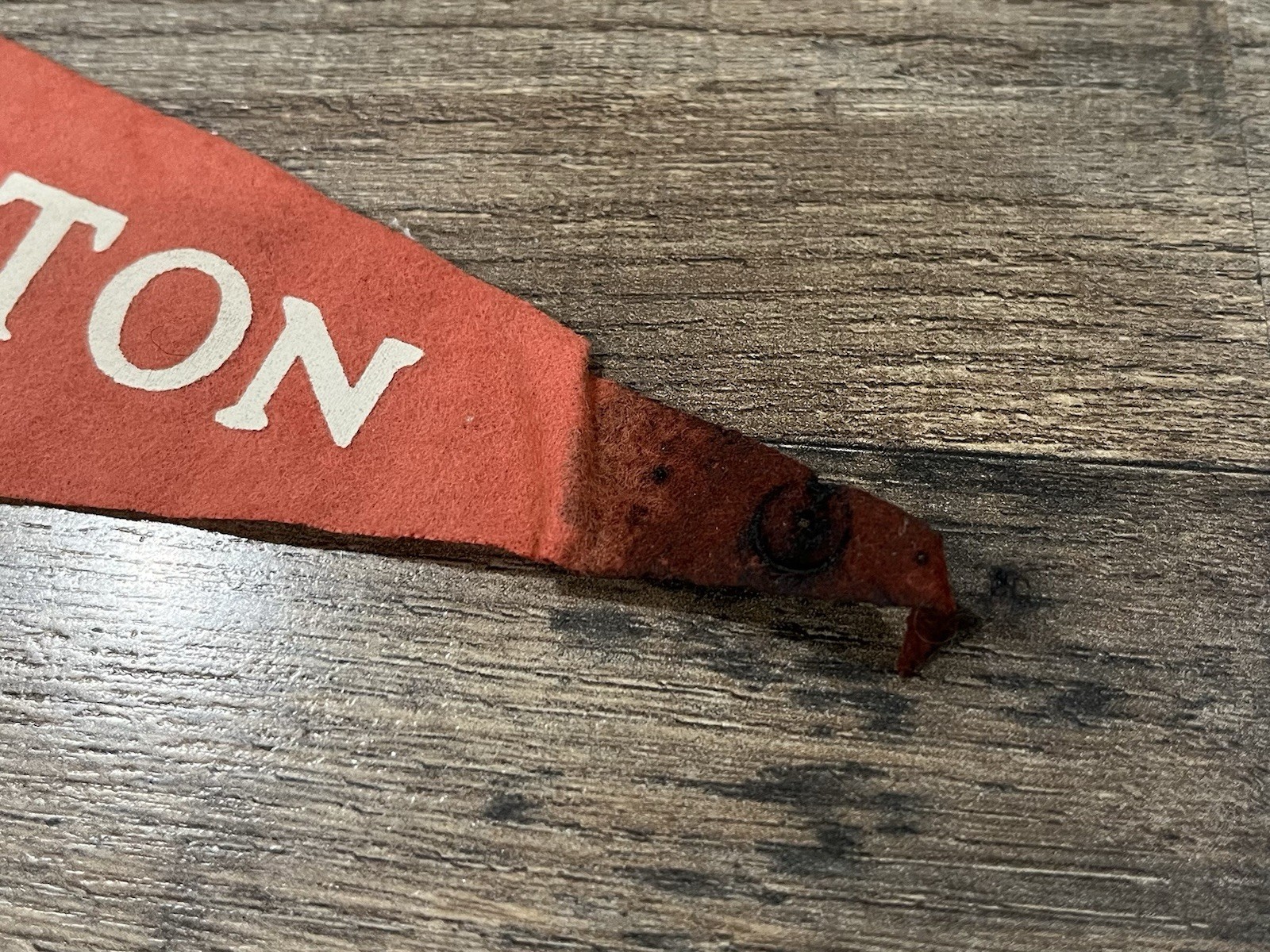 Vintage Boston Massachusetts Mini Pennant Old Ironsides Red 12”