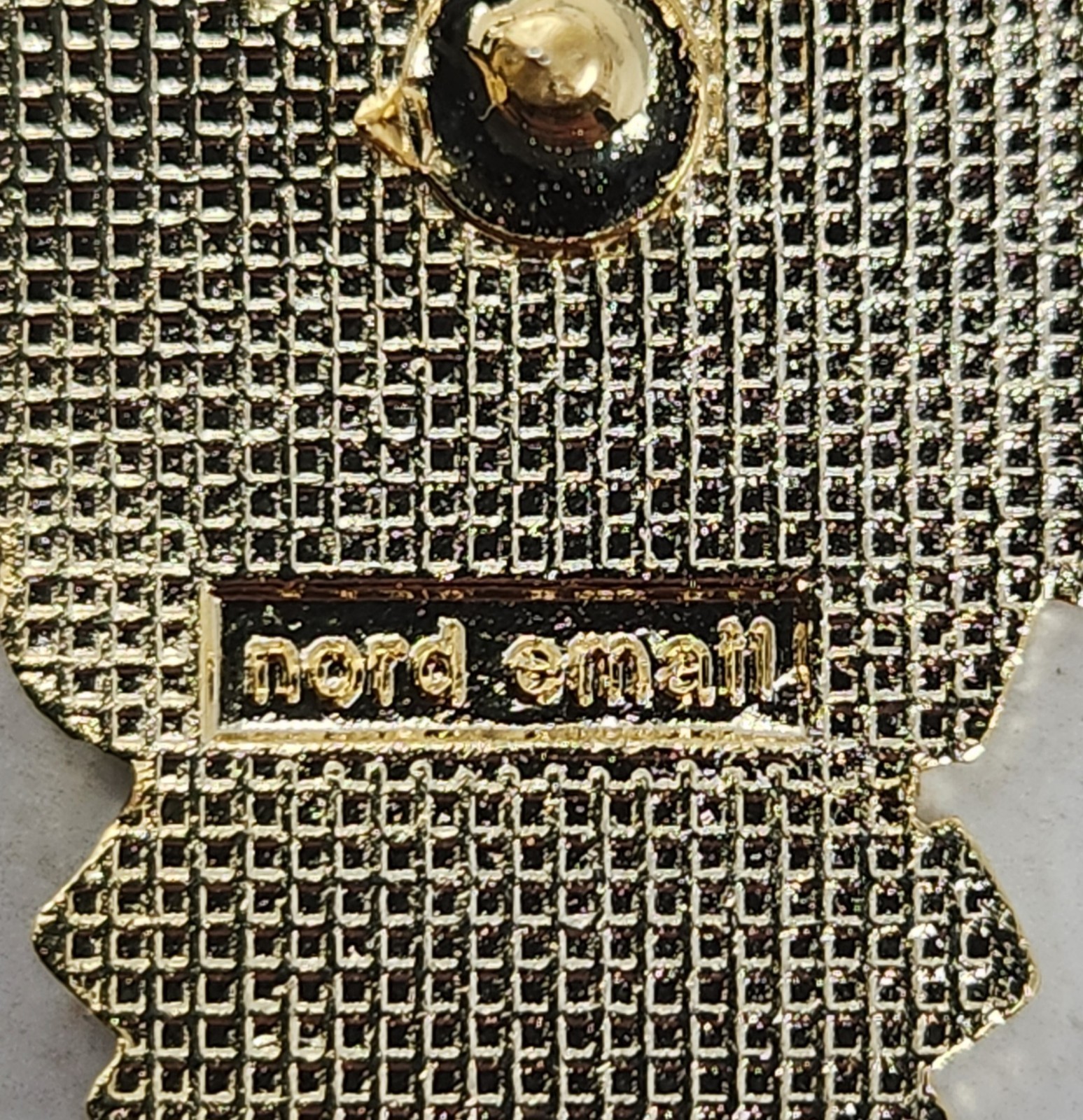 Vintage Nord Email Austria Double Headed Eagle Enamel Crest Lapel Hat Pin Badge