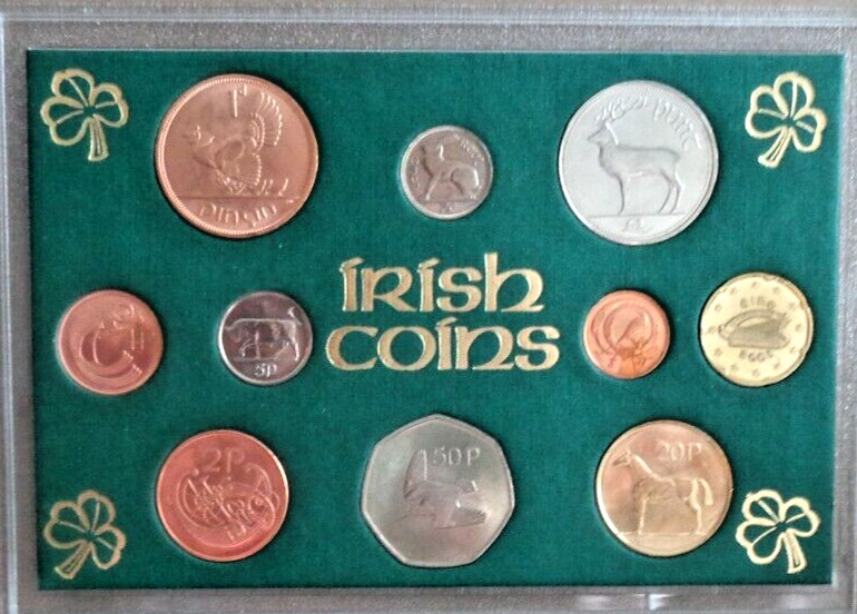 Irish uncirculated Coin set Ireland 1961-2002 (cw)