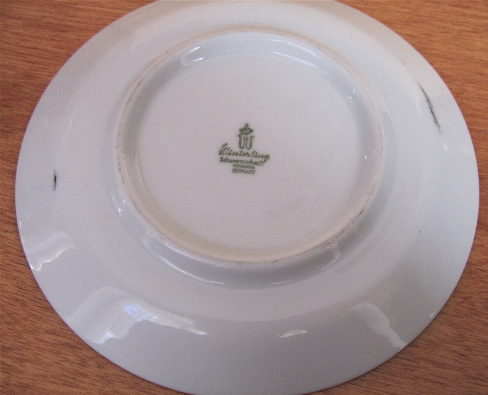 VINTAGE WINTERLING SCHWARZENBACH BAVARIA 24K GOLD PLATED CUP/SAUCER ROME TRAVEL