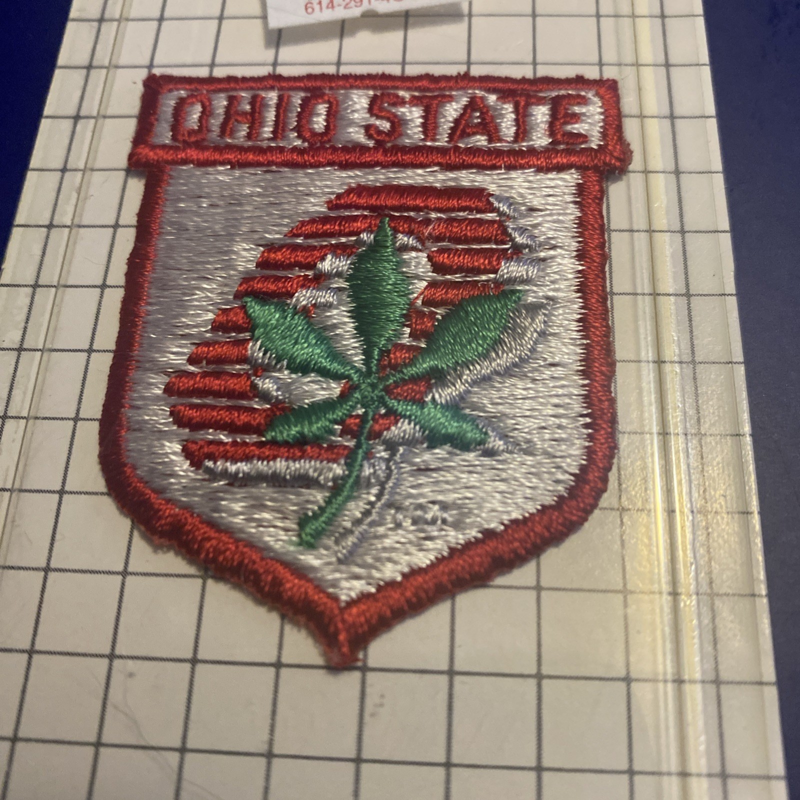 VTG Small OHIO STATE BUCKEYES Iron On Patch