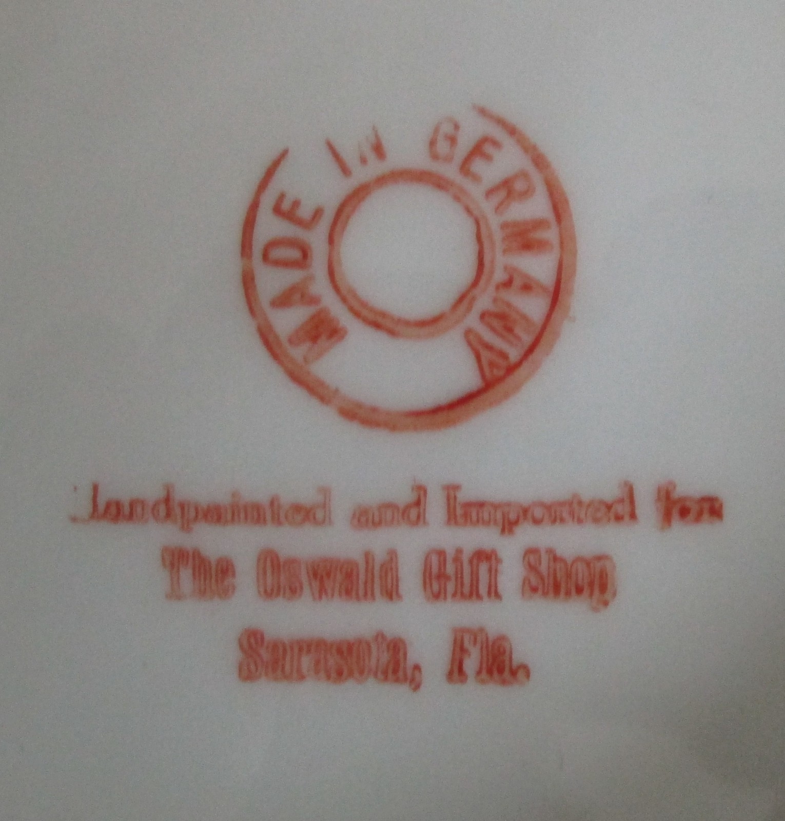 Early 20th Century Souvenir Dish Mira Mar Hotel Ringling Museum Sarasota Florida