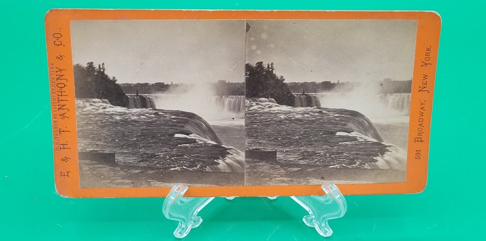 Late 1800’s STEREO VIEWS of NIAGARA FALLS – LOT of 3 – E. & H.T. Anthony Co NY!