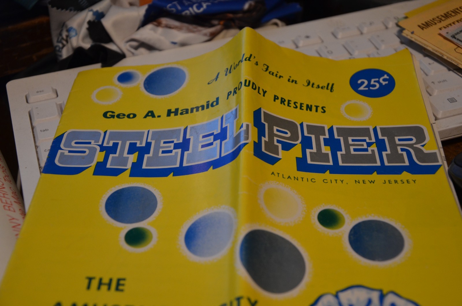 Atlantic City Steel Pier New Jersey Souvenir Program Guide Book 1960s Magazine