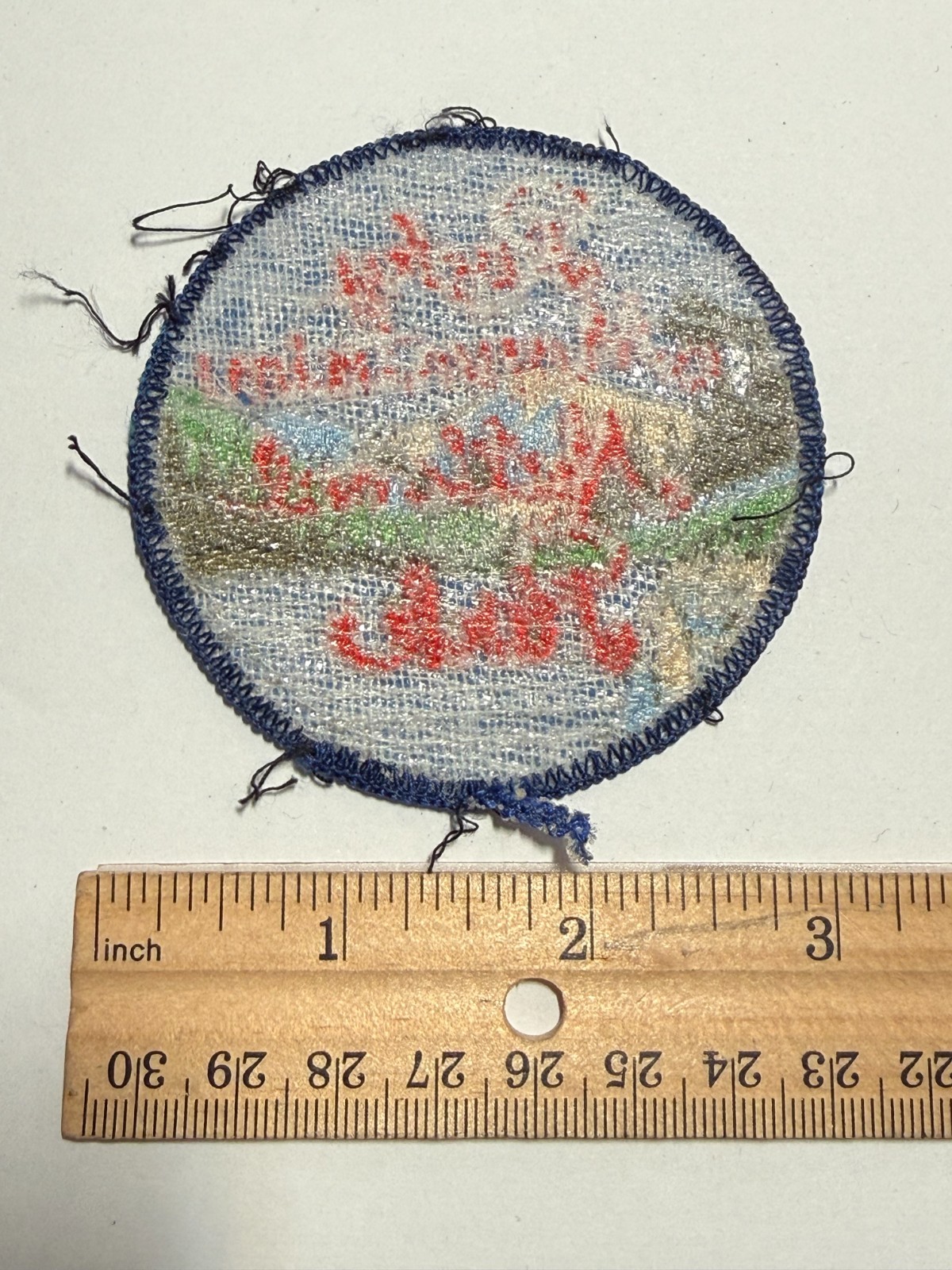 Vintage Rocky Mountain National Park Patch Colorado Nature Souvenir Travel Badge