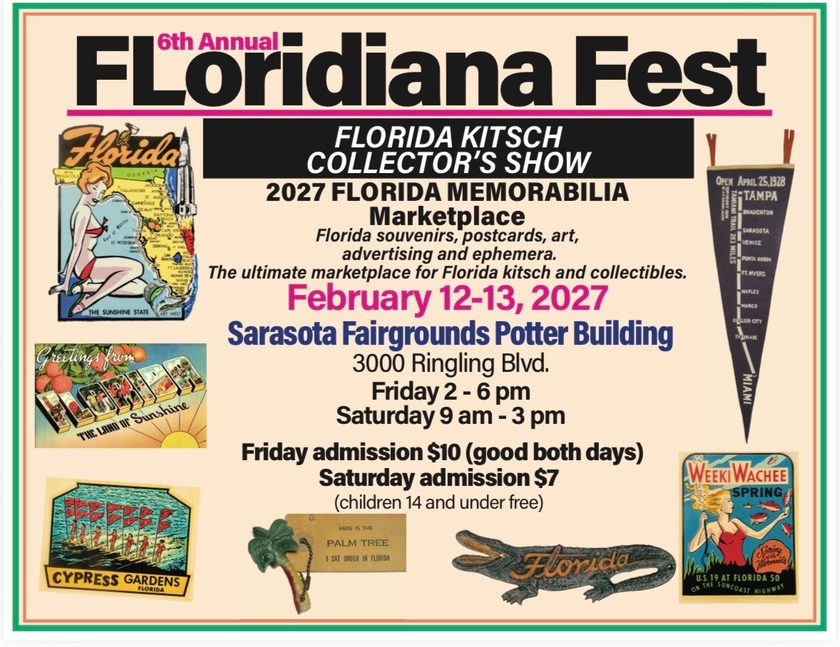 1941 Trip to Florida Wooden Travel Photo Album with 67 Photos