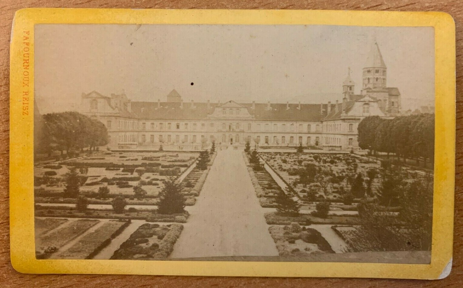 1870 FRENCH CDVs FAFOURNOUX REISZ ABBEY VIEWS NICE FRANCE Promenade des Anglais