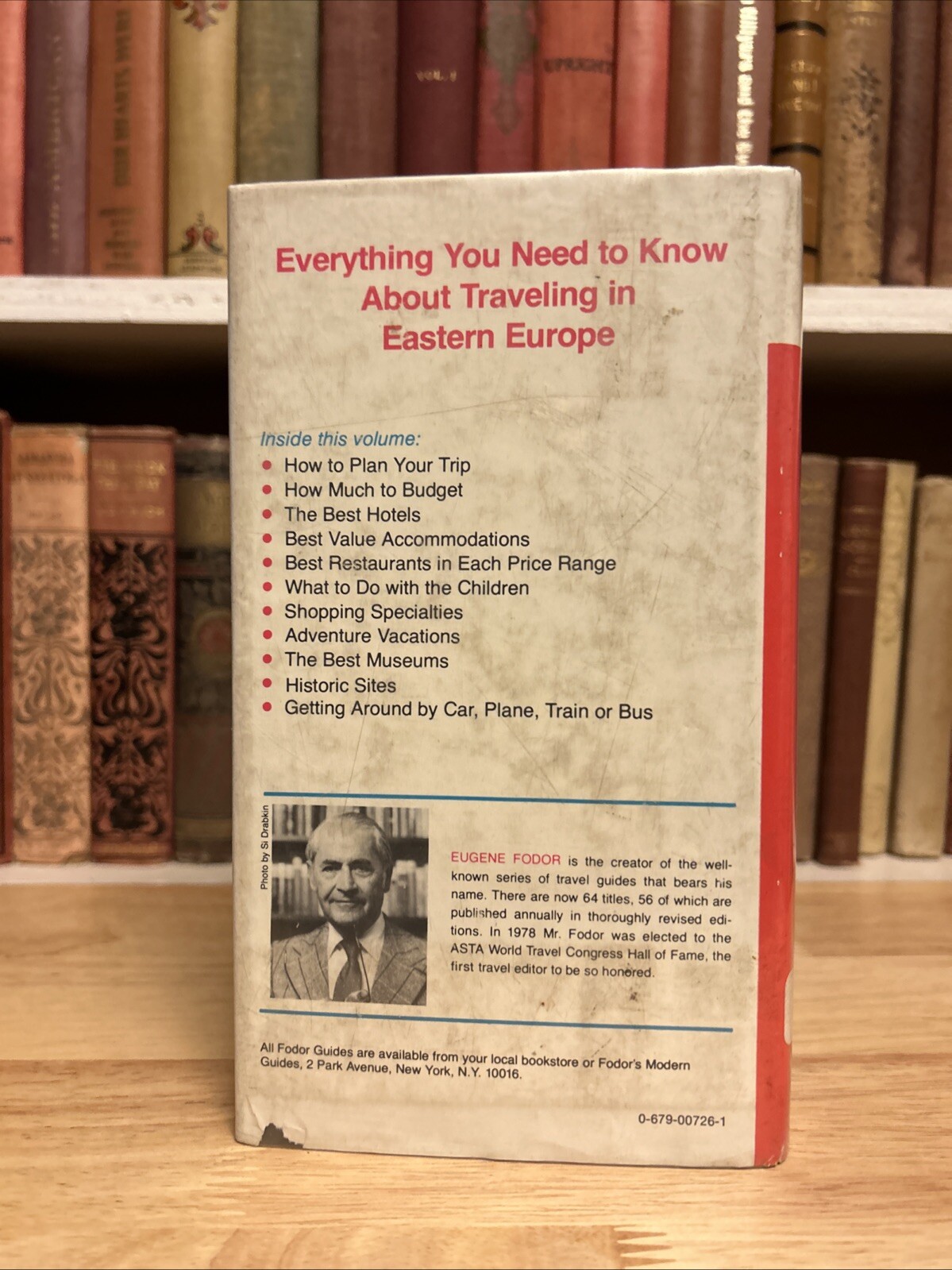 FODOR’S EASTERN EUROPE 1981 HCDJ Ex-Lib Vintage Travel Guide