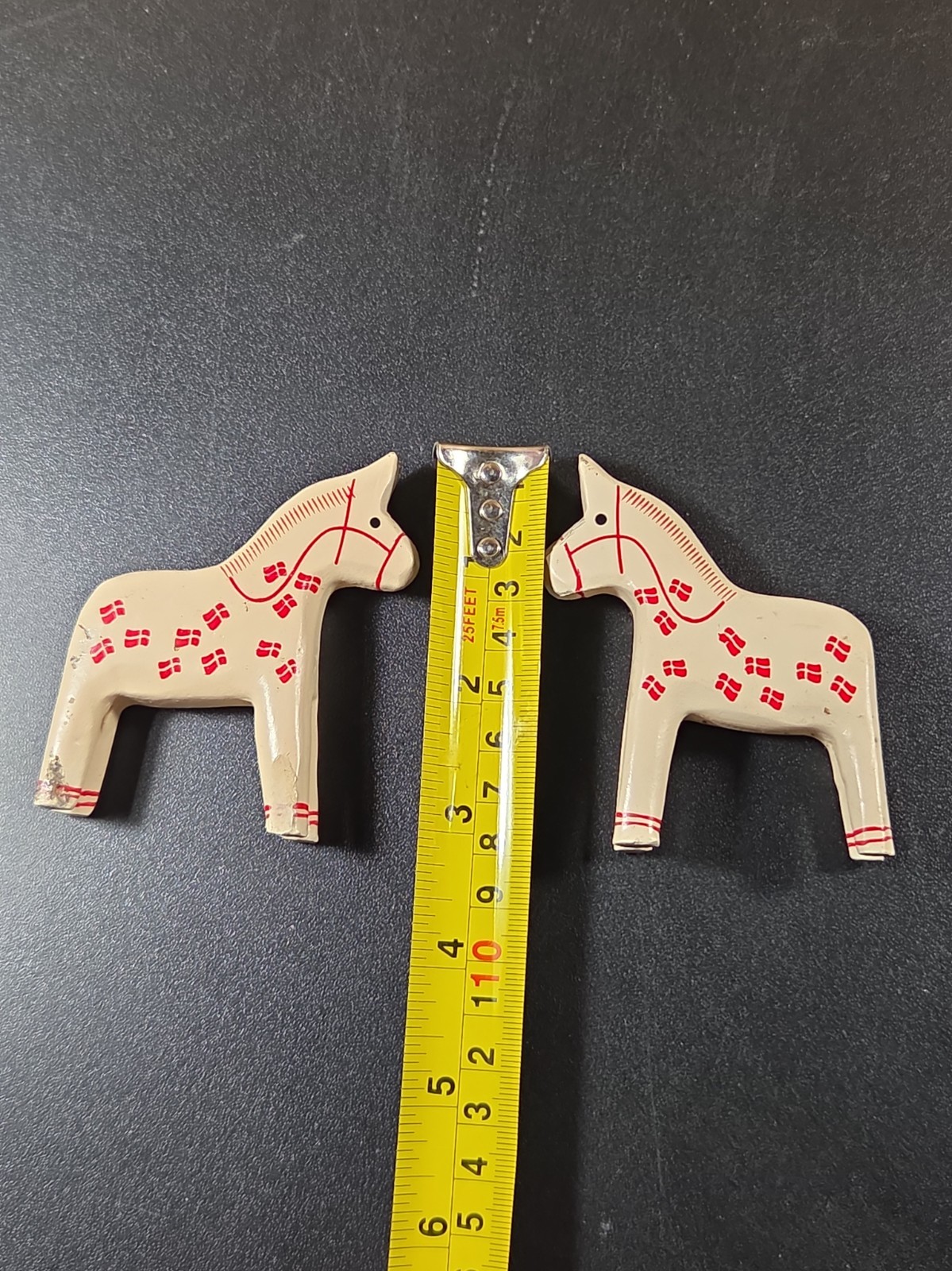 Vintage Dala Folk Art Horses