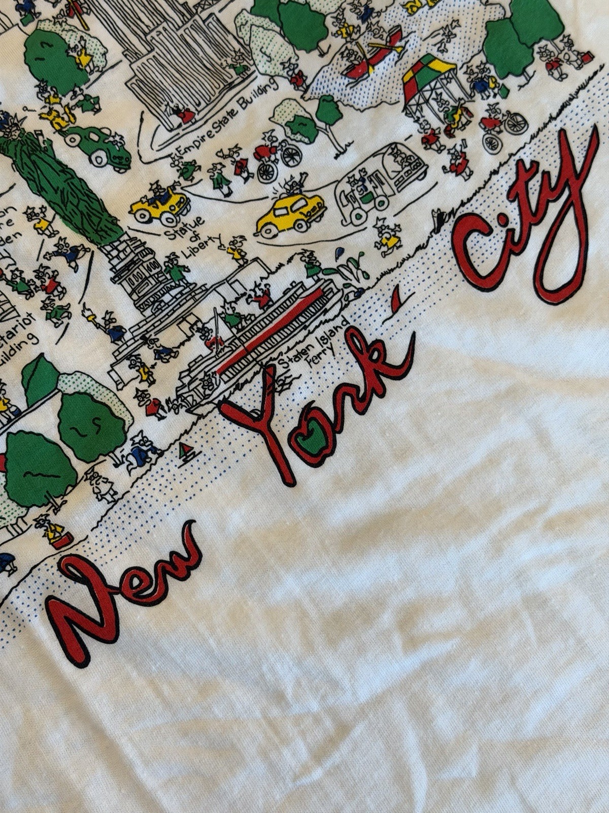 MINT unworn Pre 9/11 NYC Souvenir tourist shirts Twin Towers XL