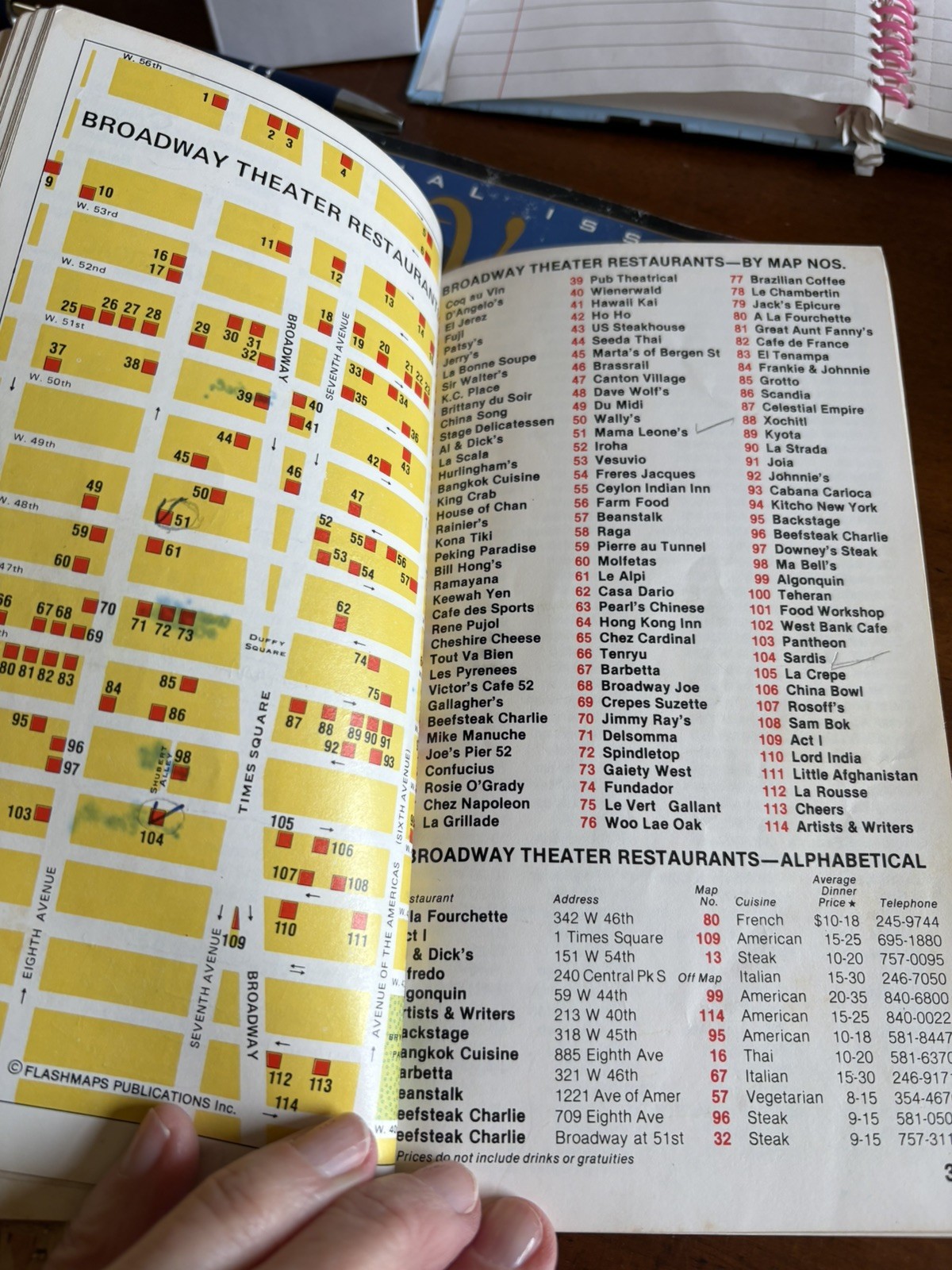 3 VTG New York Guides Manhattan Up Close, Famous Guide To NY & Instant Guide NY