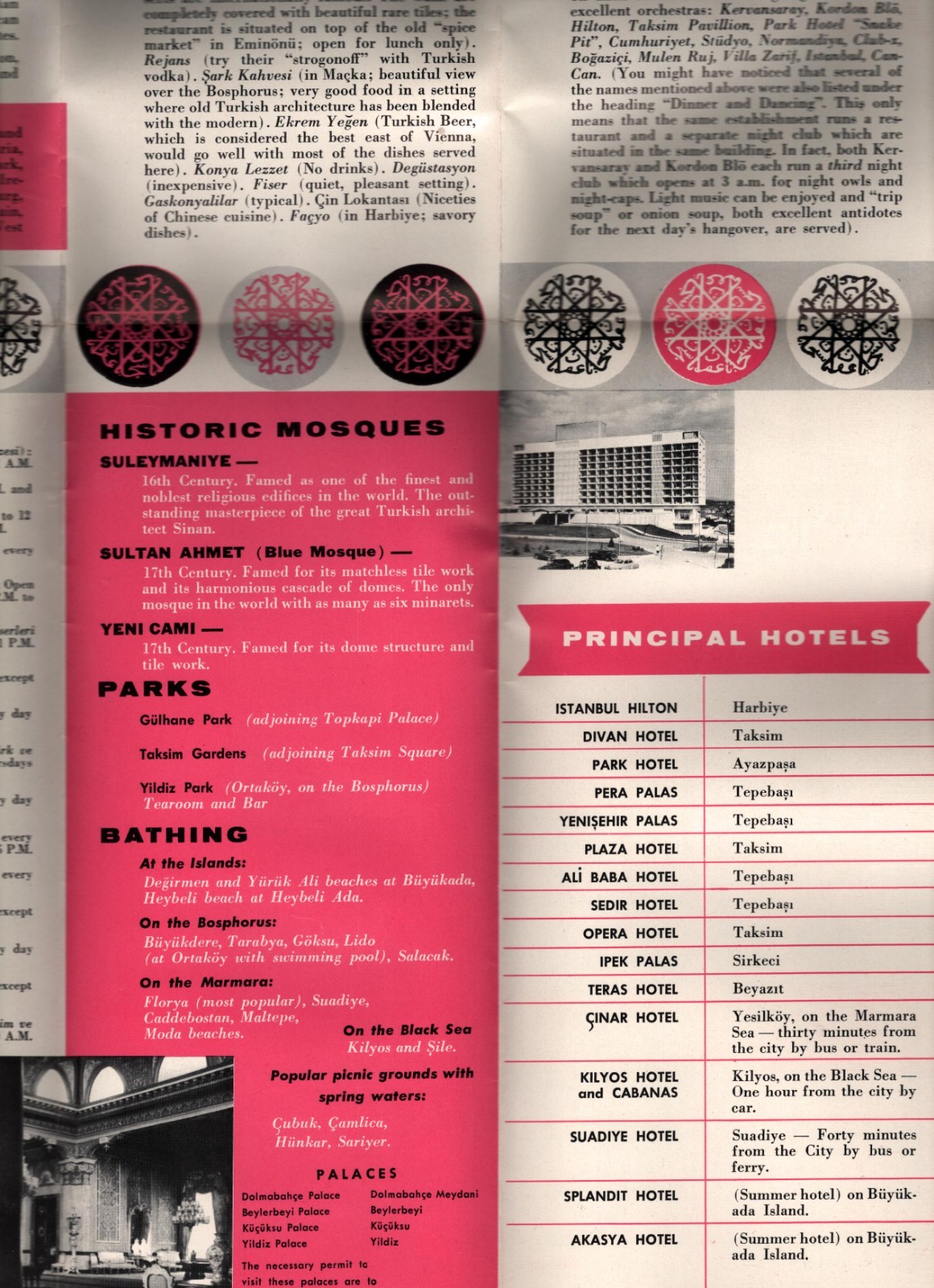 Istanbul Turkey Trave Guide Vintage Brochure