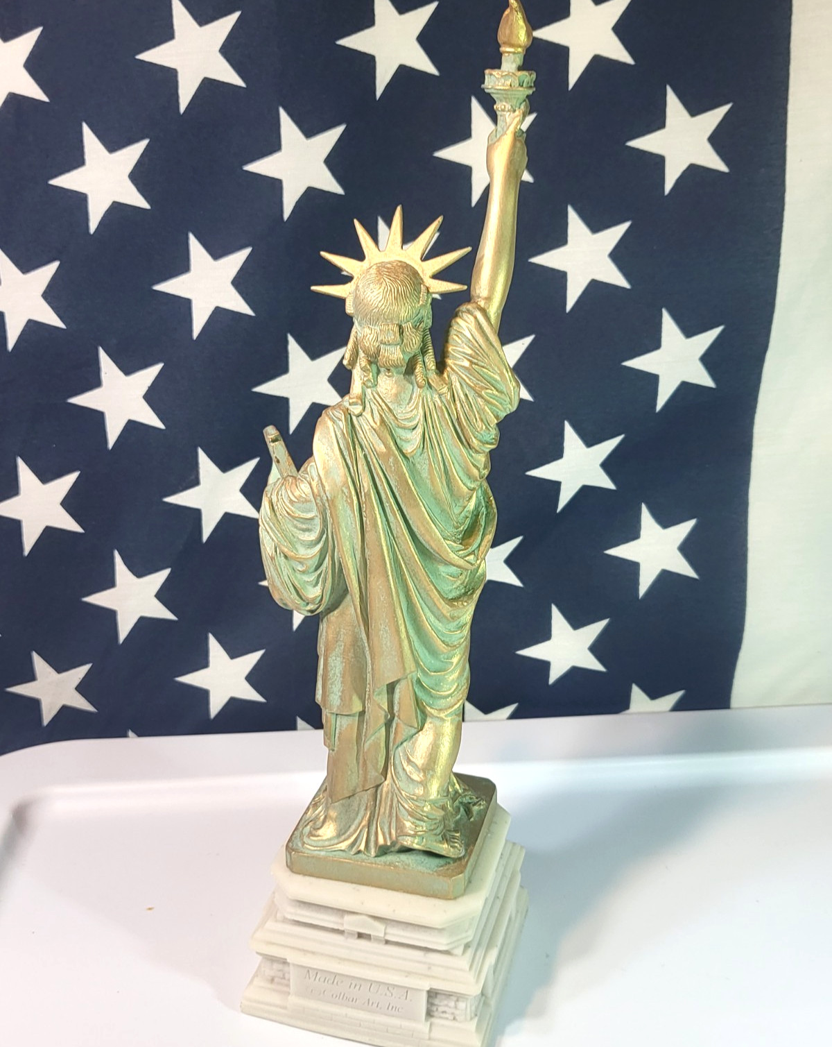 Statue of Liberty Replica -14 Inches Tall -Genuine New York City Souvenir