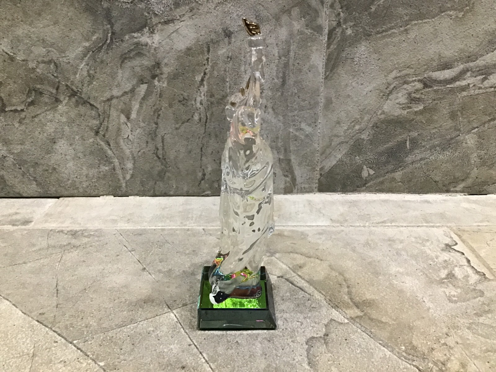 Custom Crystal Statue Of Liberty from New York City approx 7.5″ 3182504192966