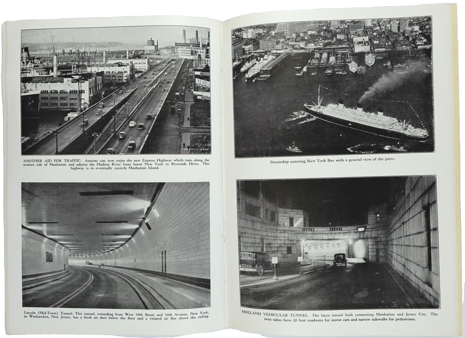 New York the Wonder City Souvenir Booklet Amazing Architecture Photos SB 1938