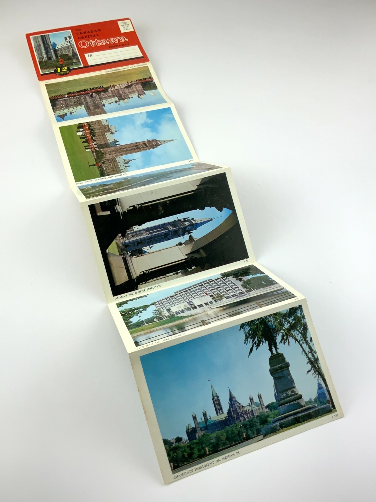 Ottawa Ontario Capital Souvenir Folder Printed Lithograph Post Cards 708C